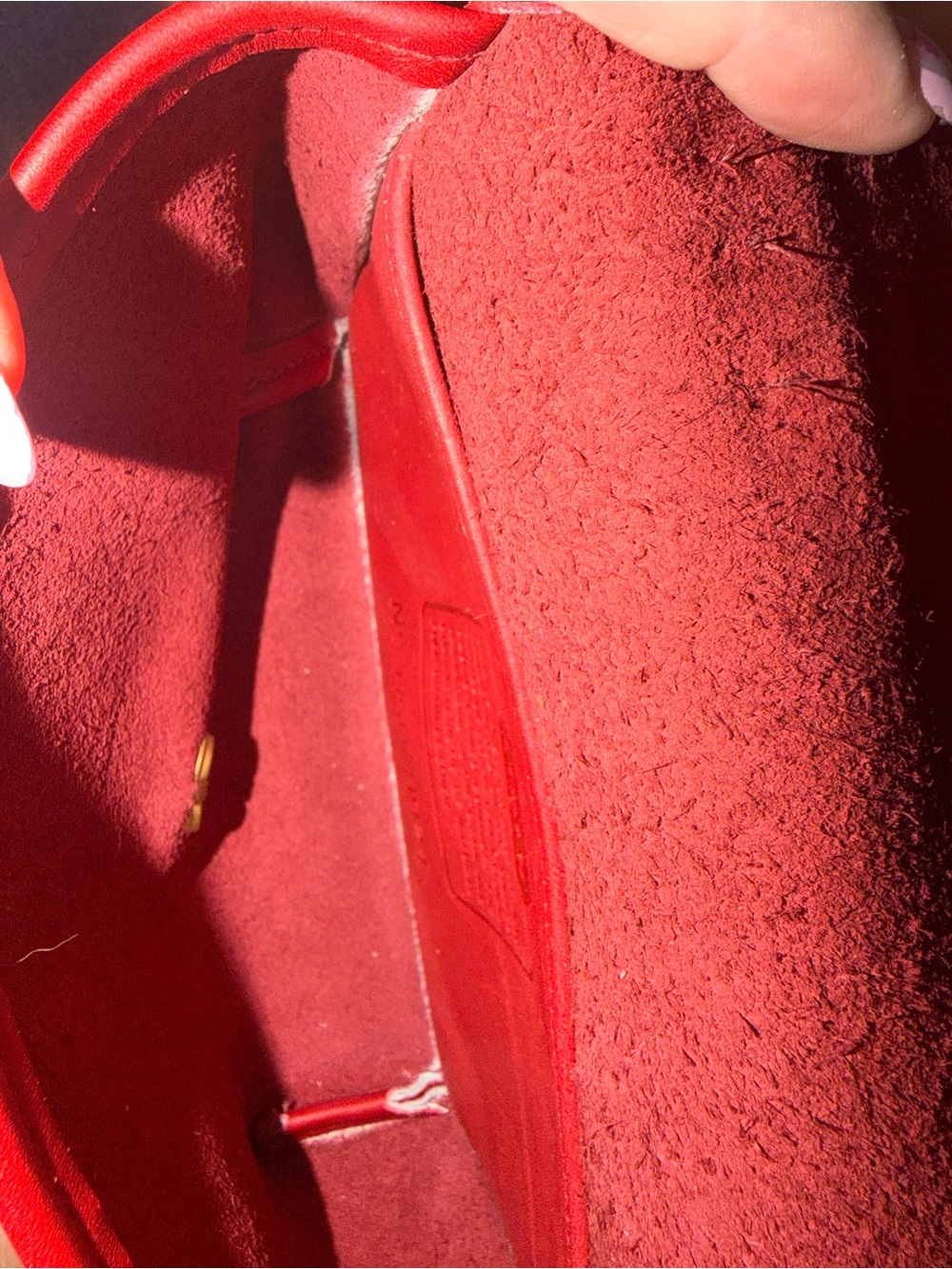 Coach Red Leather Turnlock Crossbody Bag - Picture 6 of 10